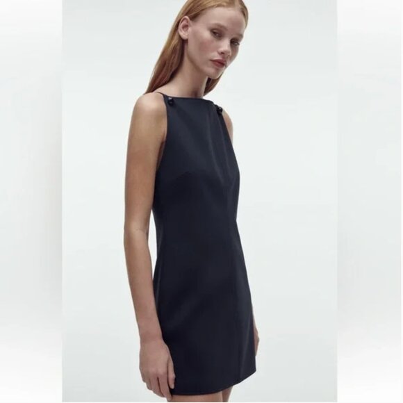 Zara Short Dress with Buttons - Picture 6 of 9
